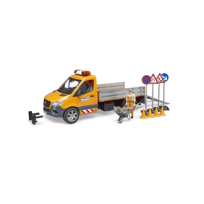 BRUDER Sprinter komunalny+fig+akces św/dźw 02677
