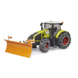 BRUDER traktor Claas Axion 950+pług d/śniegu 03018