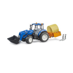 BRUDER traktor NewHolland TS.120 z ładow.02187