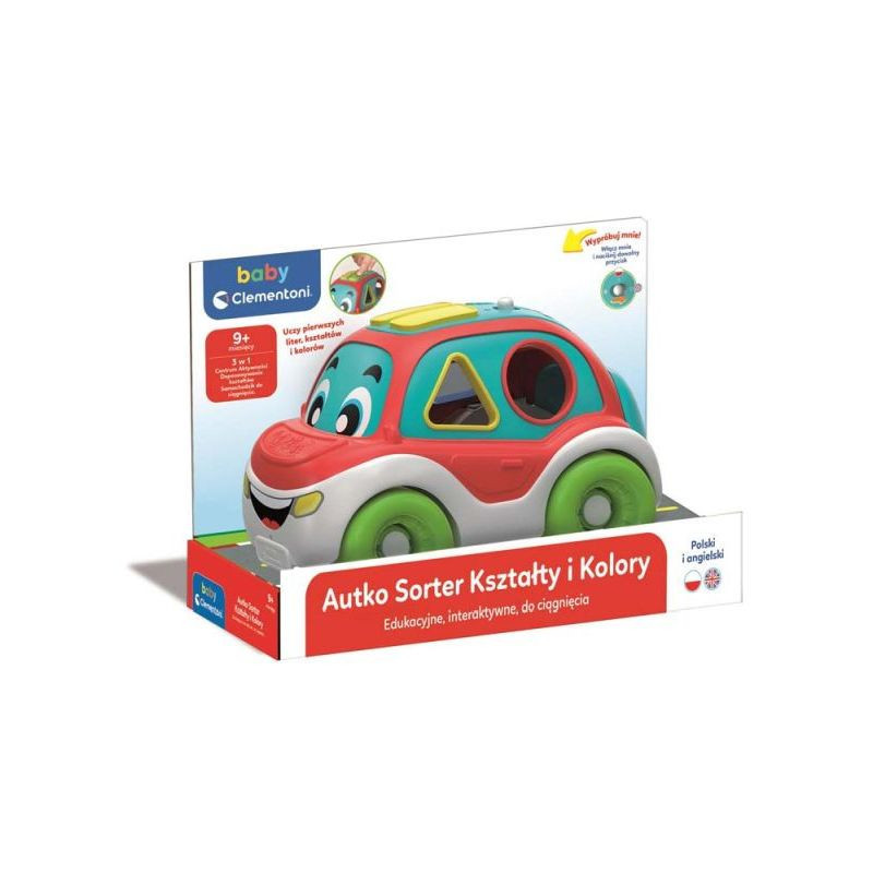CLE BABY autko sorter kształty i kolory 50808