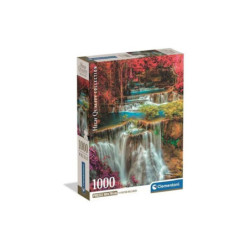 CLE puzzle 1000 Compact Colourful Thai falls 39984