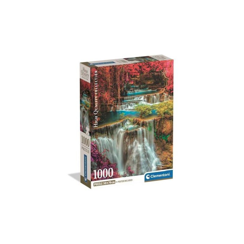 CLE puzzle 1000 Compact Colourful Thai falls 39984