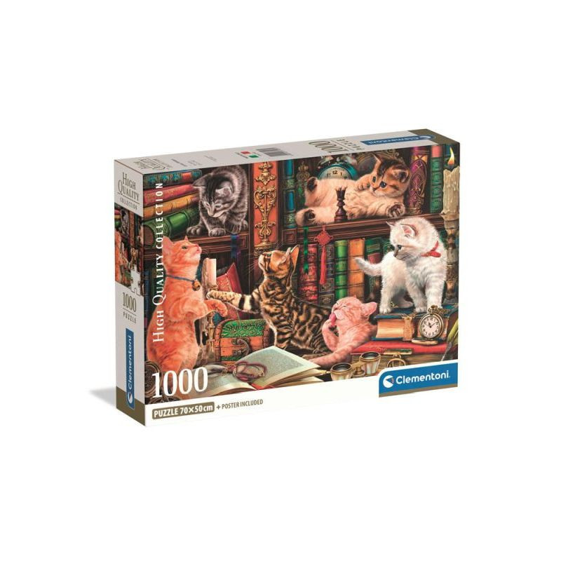 CLE puzzle 1000 Compact Curious Whiskers 37107
