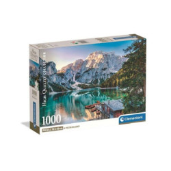 CLE puzzle 1000 Compact Emerald Lake Braies 39934