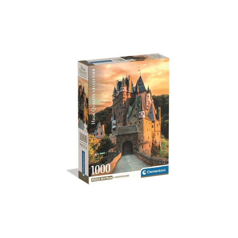 CLE puzzle 1000 Compact GoldenHourAttzCastle 37109