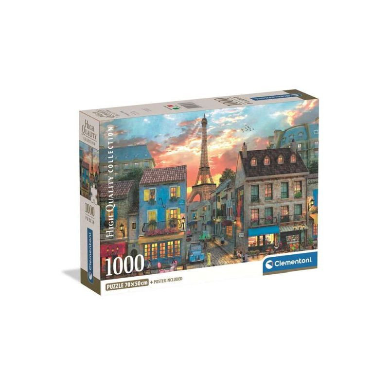 CLE puzzle 1000 Compact HimejiStreetsOfParis 39983
