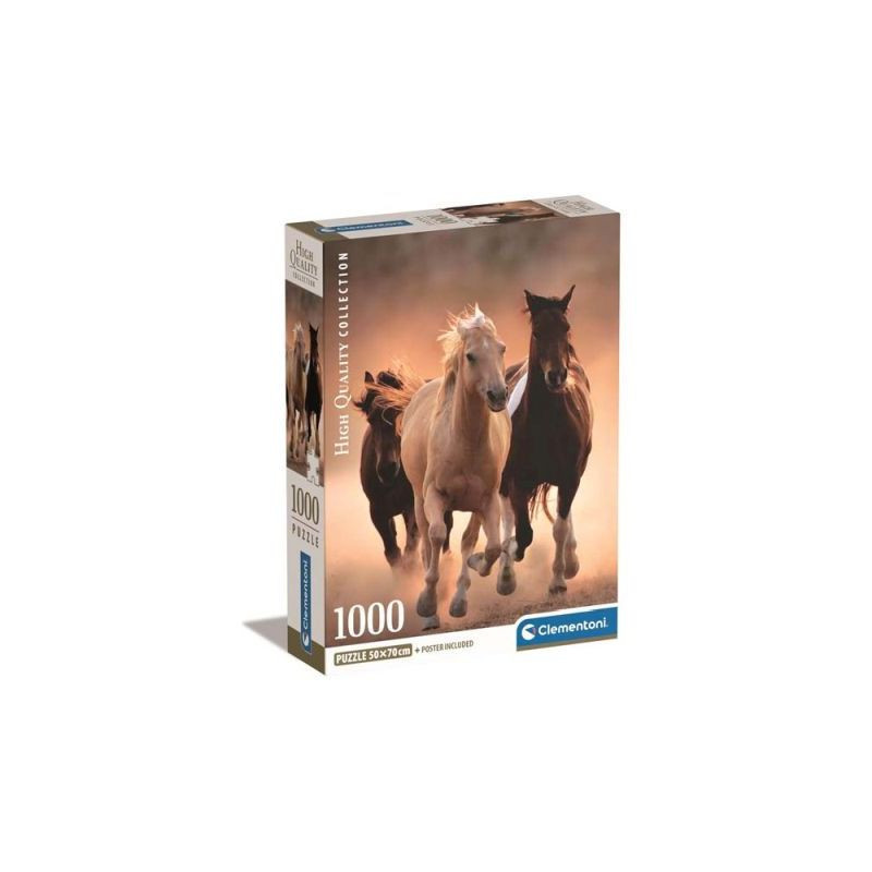 CLE puzzle 1000 Compact Running Horses 39771
