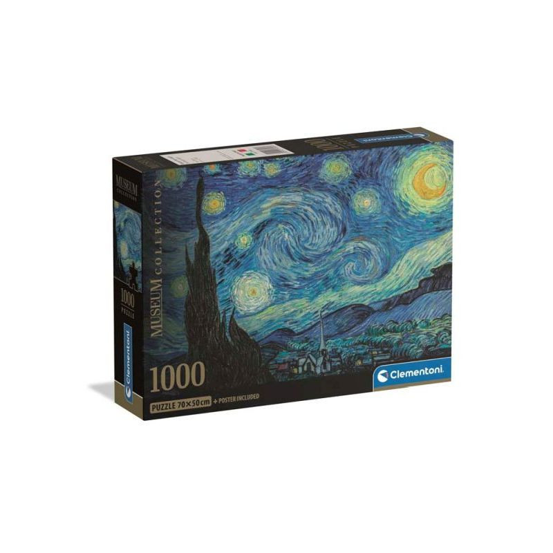 CLE puzzle 1000 CompactMus.TheStarryNight 37065