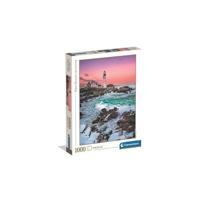CLE puzzle 1000 First snow at Portland Head 37105