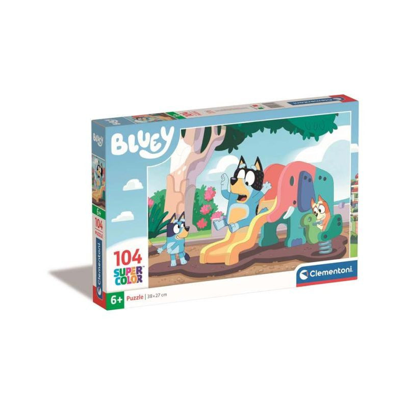 CLE puzzle 104 SuperKolor Bluey 27171