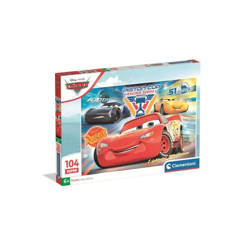 CLE puzzle 104 SuperKolor Cars 25047