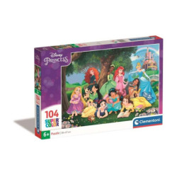 CLE puzzle 104 SuperKolor Disney Princess 25743