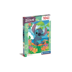 CLE puzzle 104 SuperKolor Disney Stitch 27572
