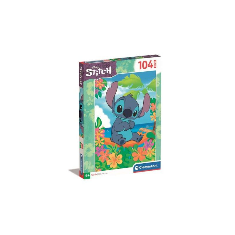 CLE puzzle 104 SuperKolor Disney Stitch 27572