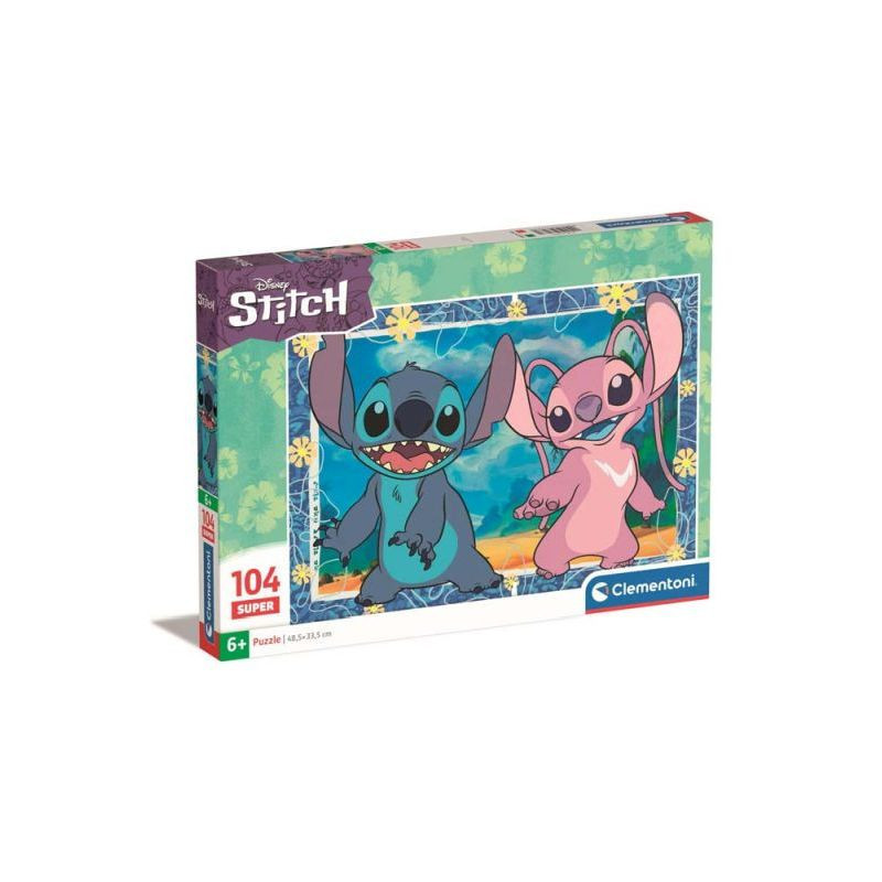 CLE puzzle 104 SuperKolor Disney Stitch 27573