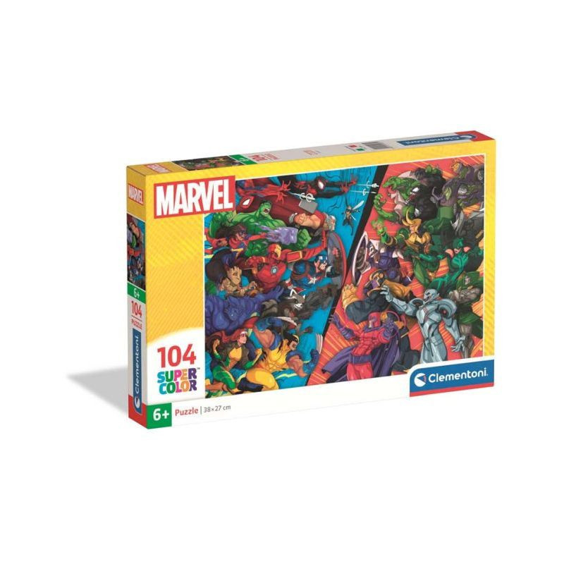 CLE puzzle 104 SuperKolor Marvel 25061