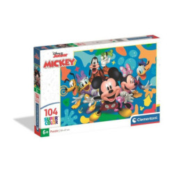 CLE puzzle 104 SuperKolor Mickey and Friends 25053