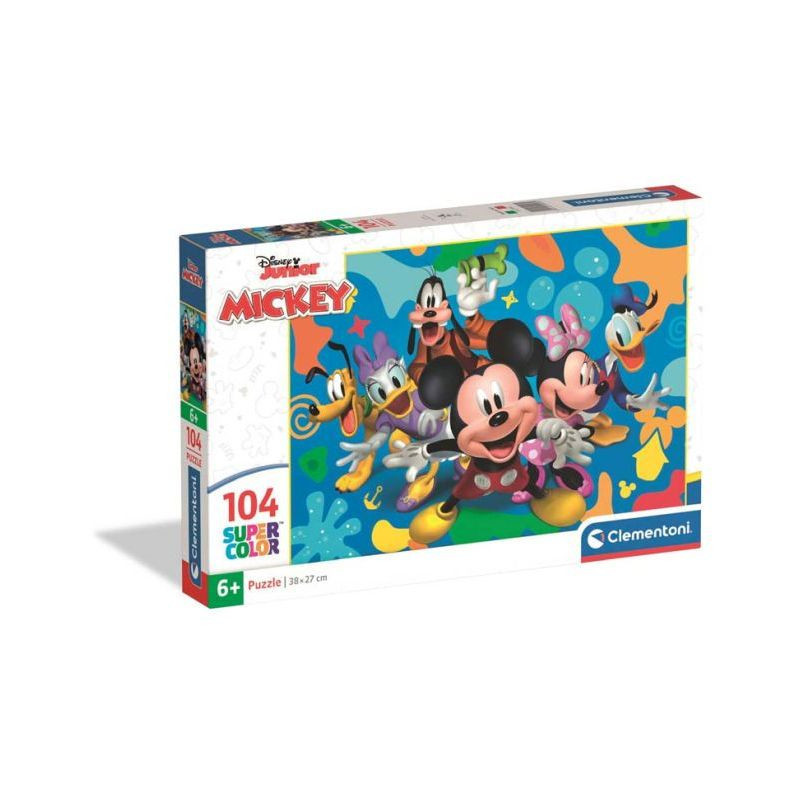 CLE puzzle 104 SuperKolor Mickey and Friends 25053