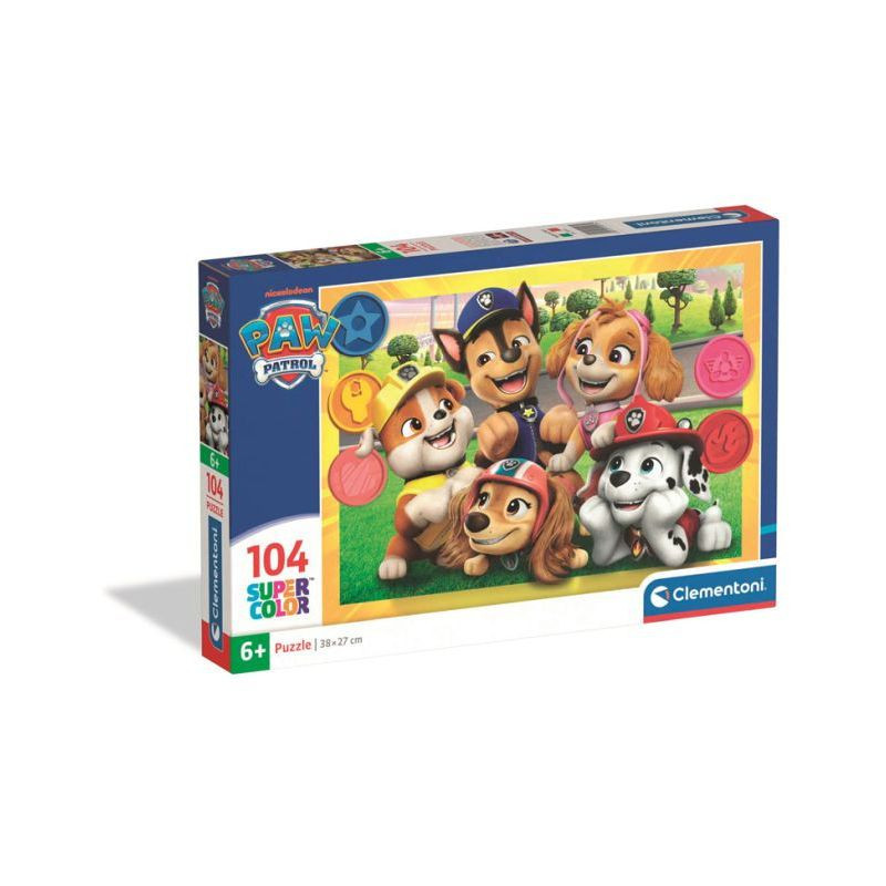 CLE puzzle 104 SuperKolor Paw Patrol 25013