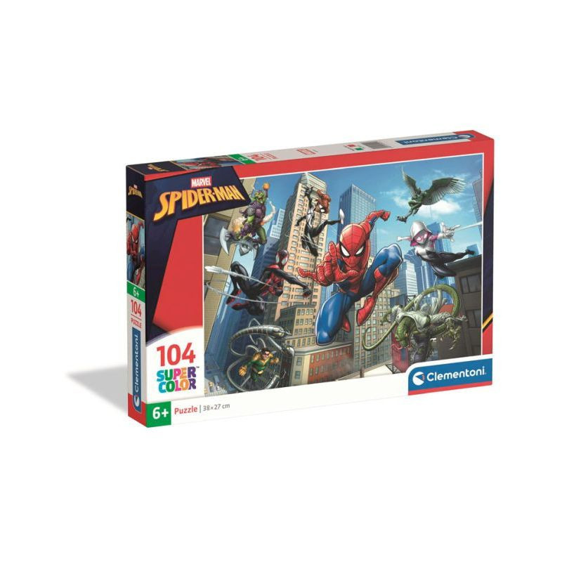 CLE puzzle 104 SuperKolor Spider-Man 25012
