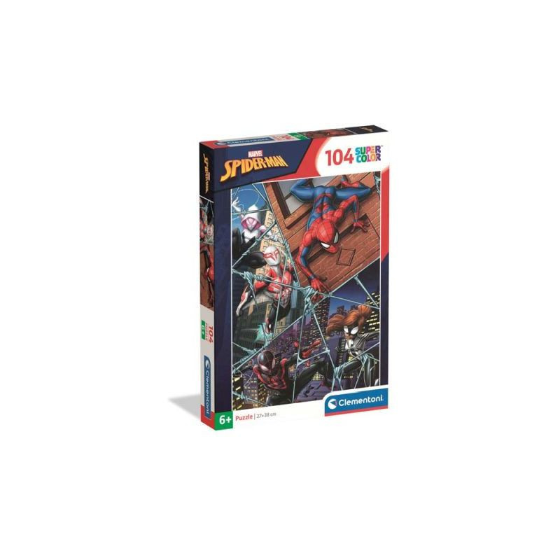 CLE puzzle 104 SuperKolor Spiderman 25043