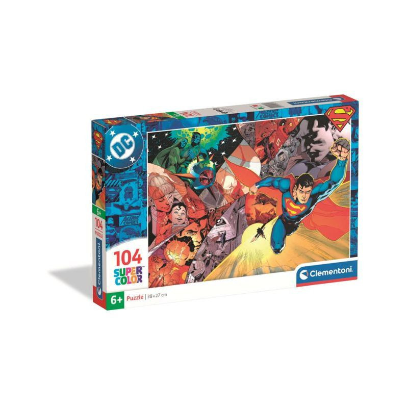 CLE puzzle 104 SuperKolor Superman 25074