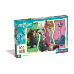 CLE puzzle 104 SuperKolor Zootopia2 25081