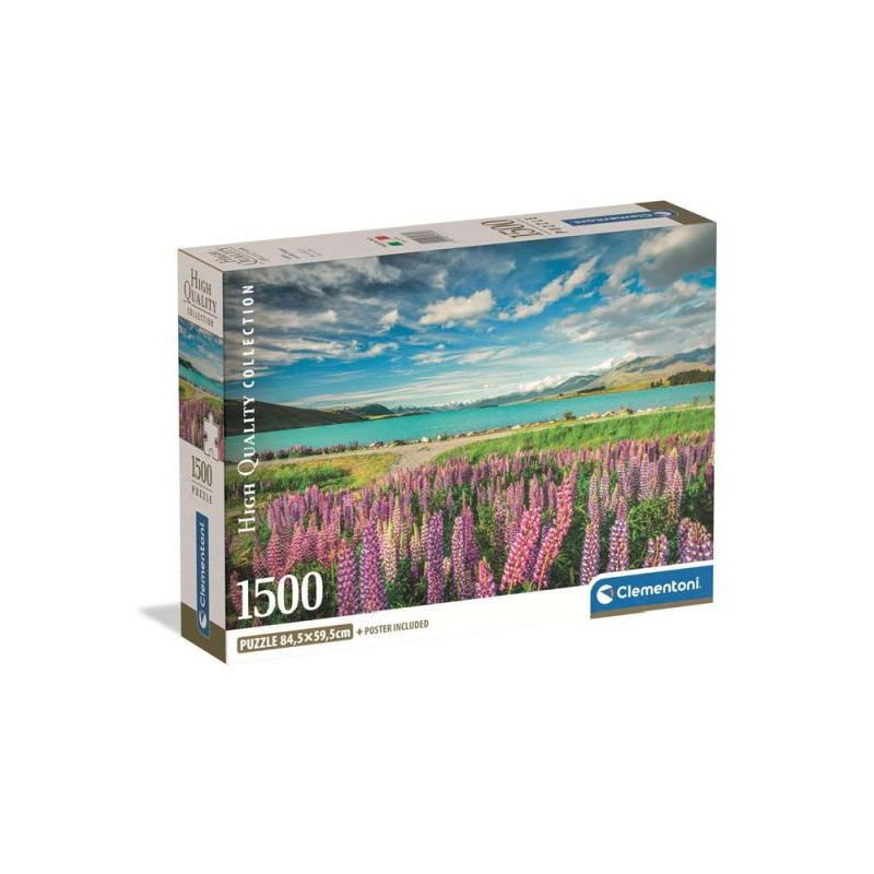 CLE puzzle 1500 Compact LupinsAtLakeTekapo 31731