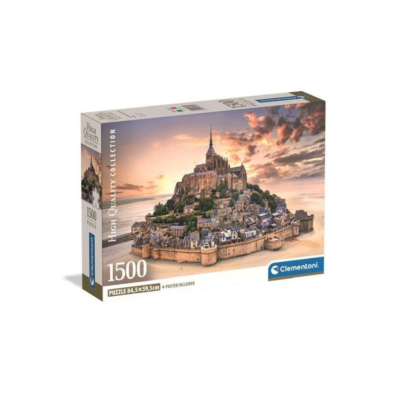 CLE puzzle 1500 Compact TheMountSaintMichRis.31730