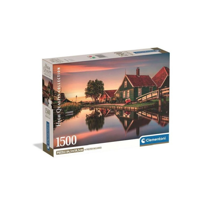 CLE puzzle 1500 Compact Zaanse Schans 31734