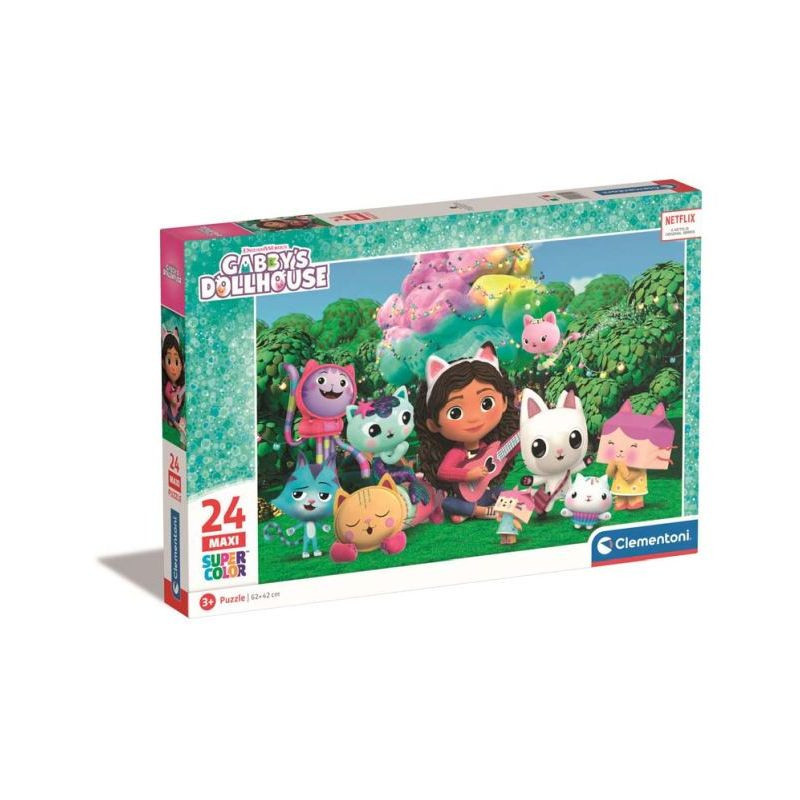 CLE puzzle 24 maxi SuperKolor Domek Gabby 28520