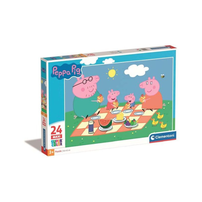 CLE puzzle 24 maxi SuperKolor Peppa Pig 24028