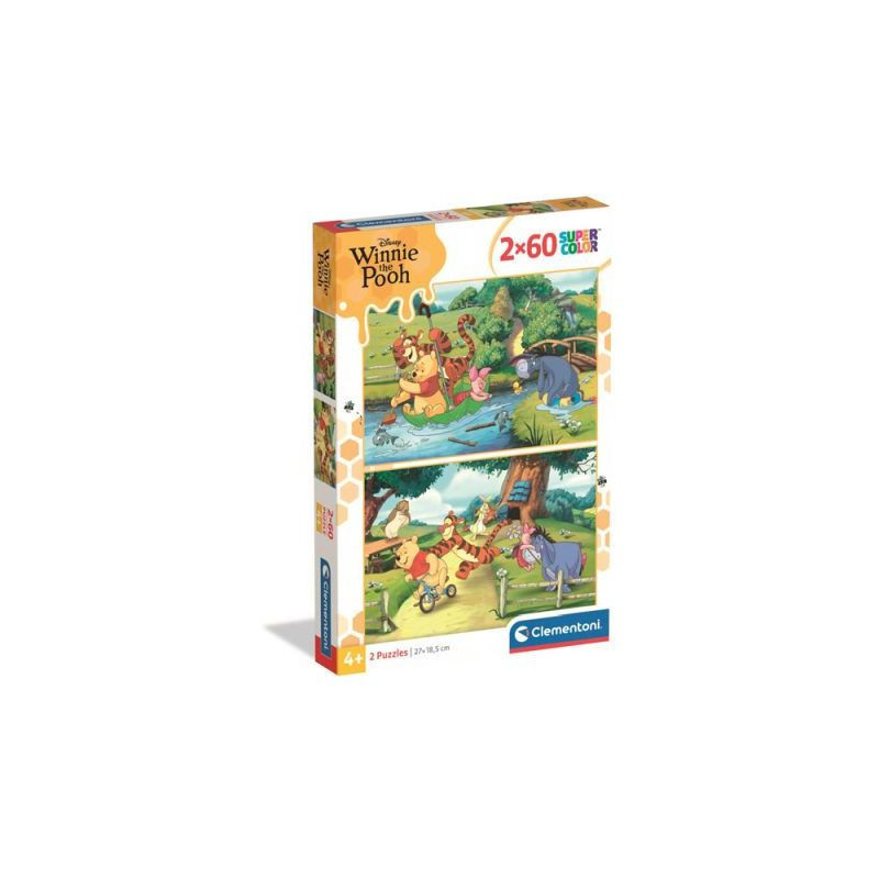 CLE puzzle 2x60 Winnie The Pooh 100 24838