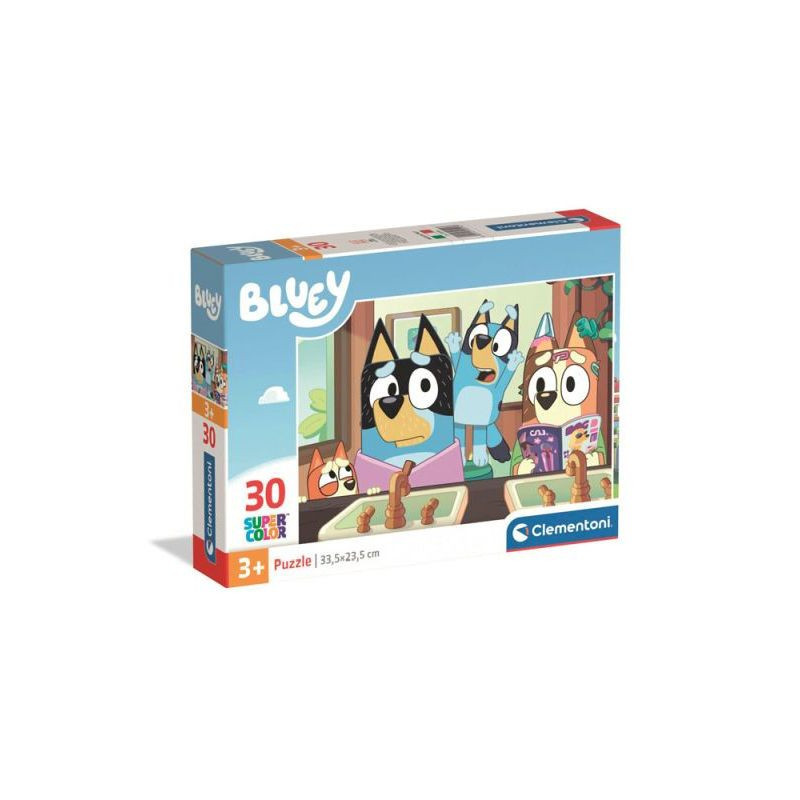 CLE puzzle 30 SuperKolor Bluey 20594