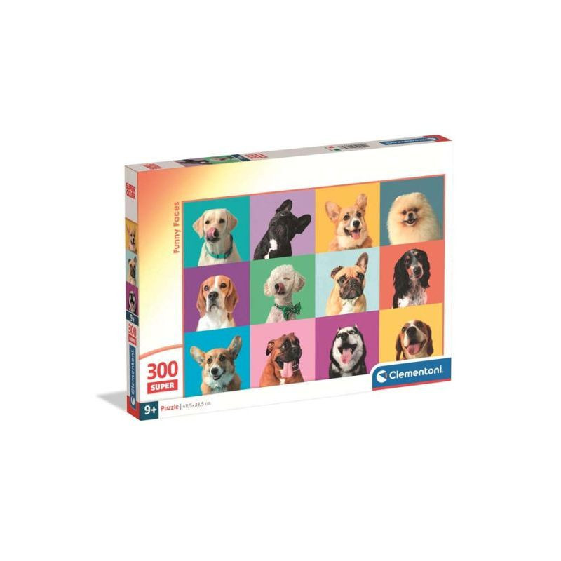 CLE puzzle 300 SuperKolor Funny Faces 21739