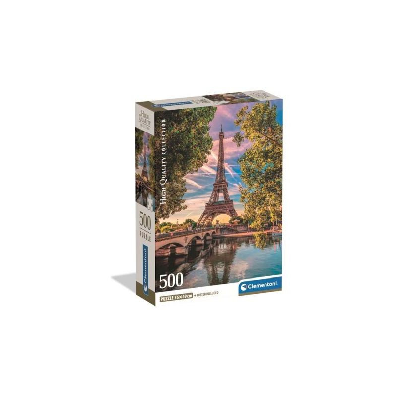 CLE puzzle 500 Compact Along the Seine 35598