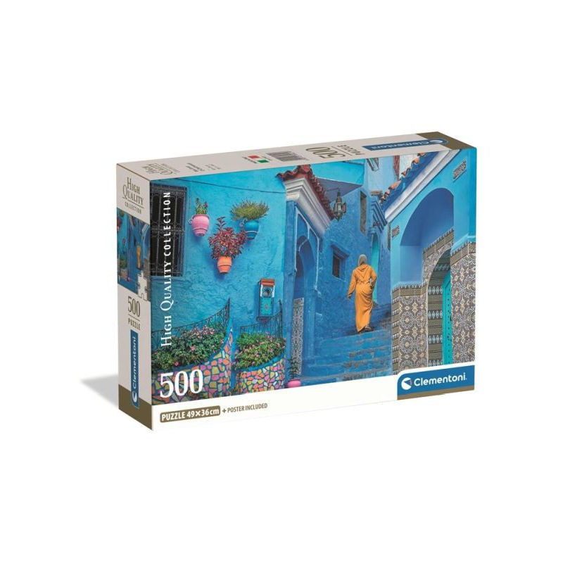 CLE puzzle 500 Compact Blue StreetOfChefch...35621