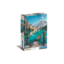 CLE puzzle 500 Compact Braies Lake 35538