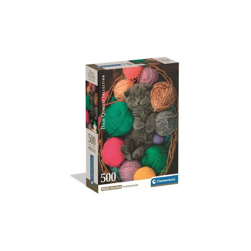 CLE puzzle 500 Compact Fluffy Kitten 35617