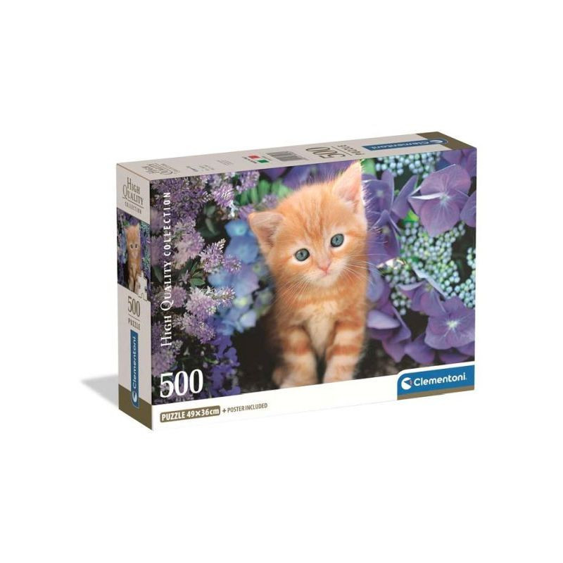 CLE puzzle 500 Compact Gattino rosso 35585