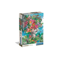 CLE puzzle 500 Compact Head in the Jungle 35600