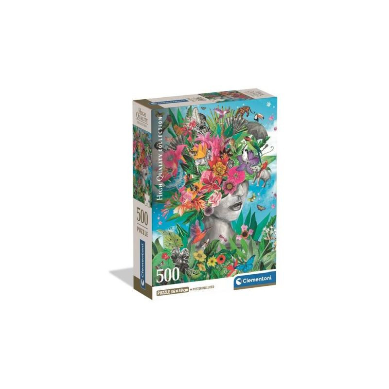 CLE puzzle 500 Compact Head in the Jungle 35600
