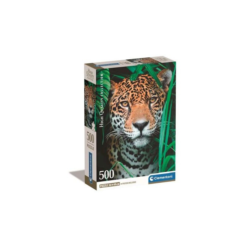 CLE puzzle 500 Compact Jaguar w dżungli 35541