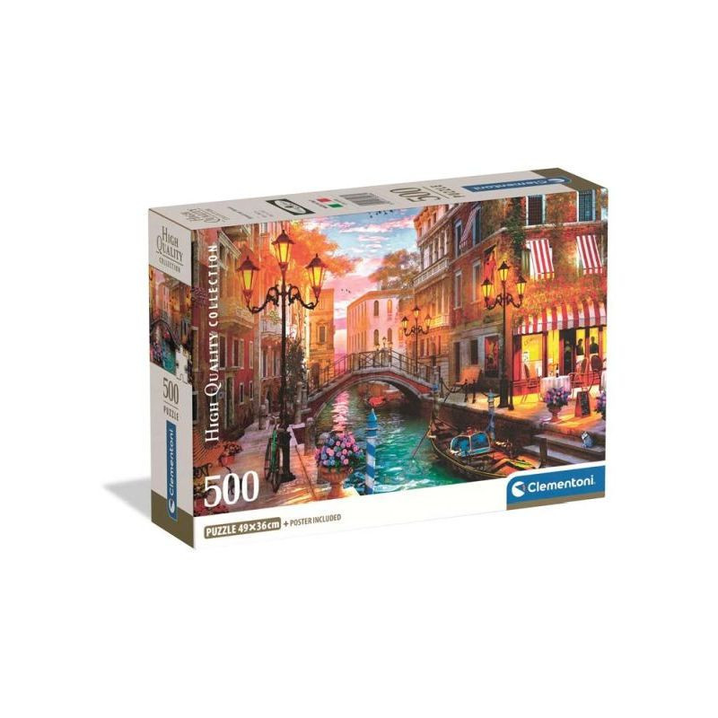CLE puzzle 500 Compact Sunse over Venice 35586