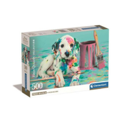 CLE puzzle 500 Compact The Funny dalmatian 35545