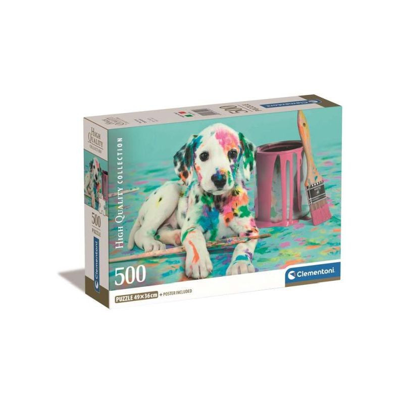 CLE puzzle 500 Compact The Funny dalmatian 35545