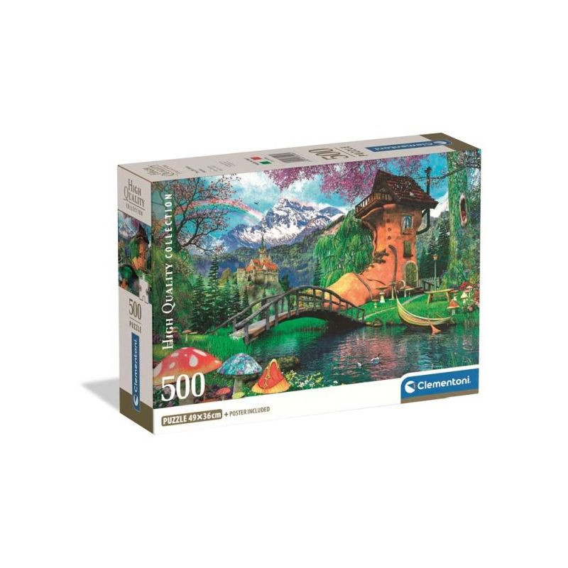 CLE puzzle 500 Compact The Old Shoe House 35596