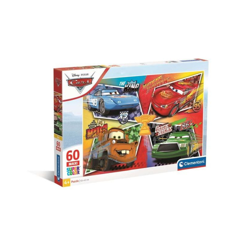 CLE puzzle 60 maxi SuperKolor Cars 26332