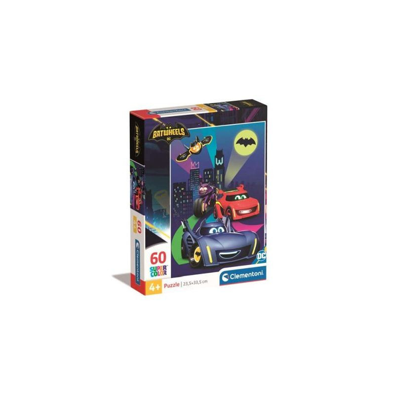 CLE puzzle 60 SuperKolor Batwheels 26593