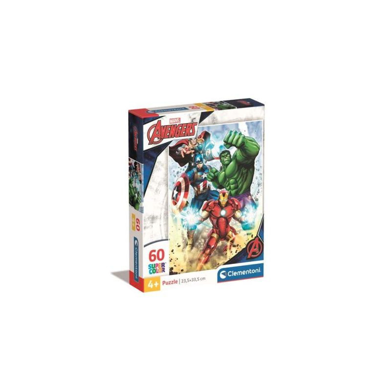 CLE puzzle 60 SuperKolor Marvel Avengers 26193